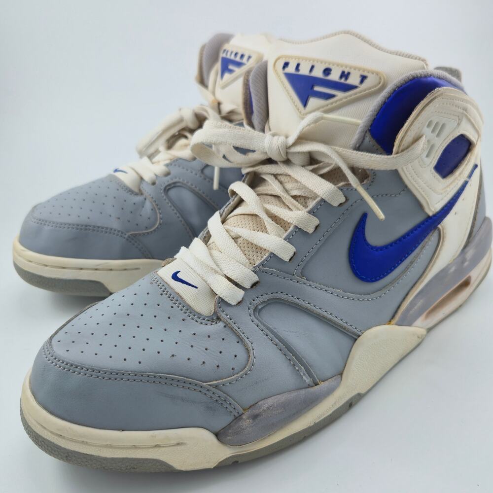 Nike Air Flight Falcon 397204-049 Men's Size 11.5 Gray Blue White Sneakers